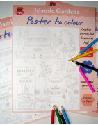 Islamic Gardens Colour In Poster