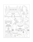 Islamic Gardens Colour In Poster
