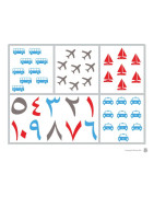 Arabic Number Counting Print