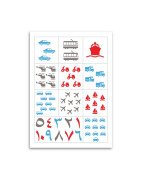 Arabic Number Counting Print