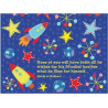 Space Rocket Exercise Notebook