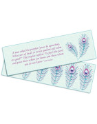 Set Of 2 Bookmarks Floral with Hadith
