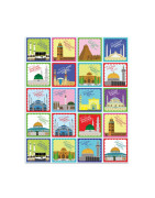 Mosques Around The World Fun Stickers