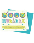 New Baby Mubarak Card