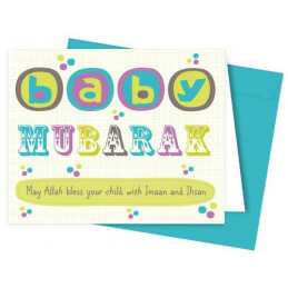 New Baby Mubarak Card