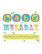 New Baby Mubarak Card