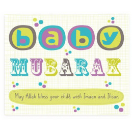 New Baby Mubarak Card