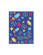 Space Rocket Exercise Notebook