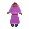 Fair trade girl doll set - Hannah Muslim Girl